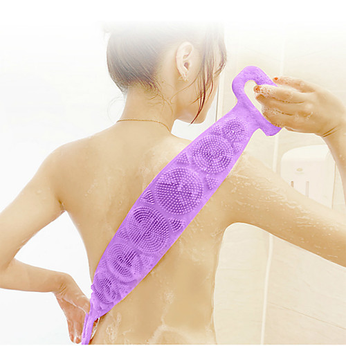 

Long Back Towel Loofah Scilicone Rubbing Bath Brush Sided Scrubber Silicone Scrub Body Skin Care Rubbing Exfoliate Home Bathroom Shower Washing