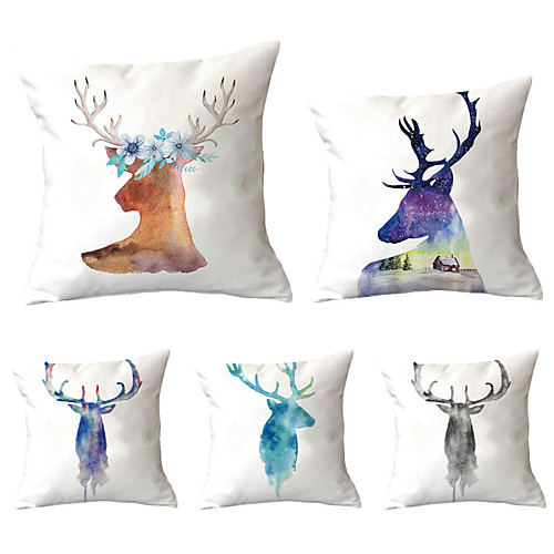 

Set of 5 Throw Pillow Simple Classic 4545 cm Cushion Vintage Circle Cover Sofa Home Decor Throw Pillow Case