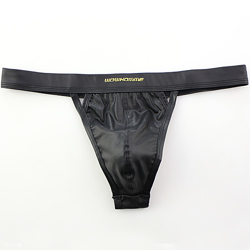 

Men's Basic G-string Underwear - Normal Low Waist Black M L XL