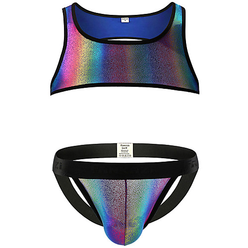 

Men's Print Suits Nightwear Rainbow Rainbow S M L
