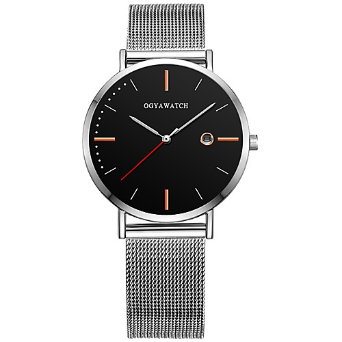 

Men's Dress Watch Analog Quartz Stylish Casual Calendar / date / day Casual Watch / One Year / Titanium Alloy