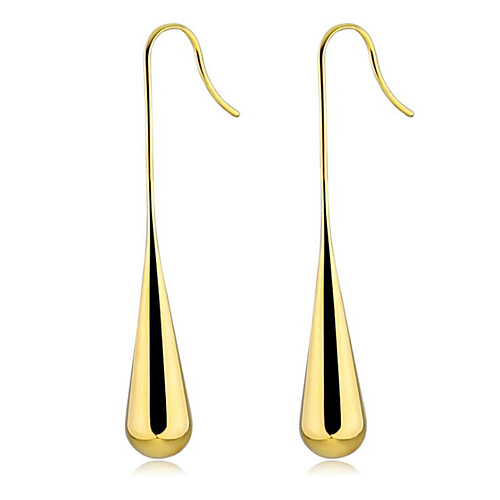 

Hoop Earrings Classic Fashion Stylish Earrings Jewelry Rose Gold / Gold / Silver For Gift Festival 1 Pair