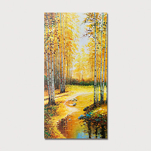 

Hand Painted Canvas Oilpainting Impression Landscape Home Decoration with Frame Painting Ready to Hang