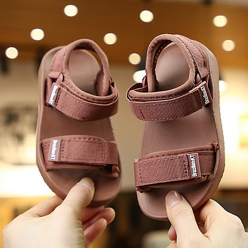 

Girls' Comfort Canvas Sandals Little Kids(4-7ys) Camel / Black / Red Summer