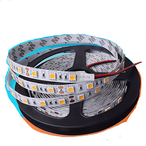 

5m LED Strip Lights Flexible Tiktok Lights 300 LEDs 5050 SMD 8mm 1pc Warm White White Red Halloween Christmas Party Decorative Holiday 12 V