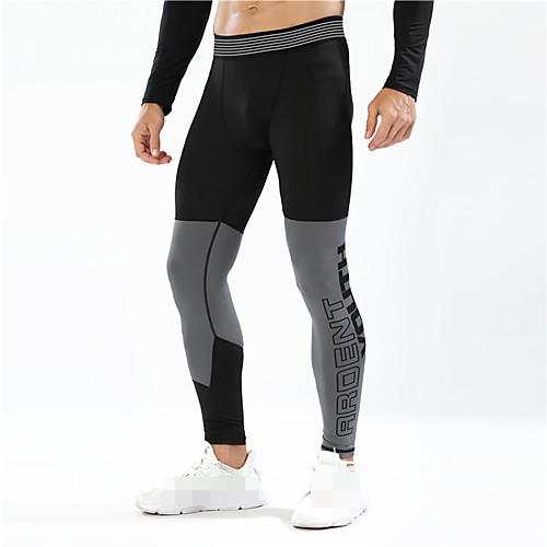 

Men's Running Tights Leggings Compression Pants Sports & Outdoor Leggings Bottoms Winter Fitness Running Jogging Quick Dry Moisture Wicking Compression Sport Black / High Elasticity / Athletic