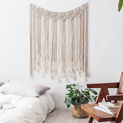 

Macrame Wall Hanging Boho Wedding Hanger Cotton Handmade Wall Art Home Wall Decor