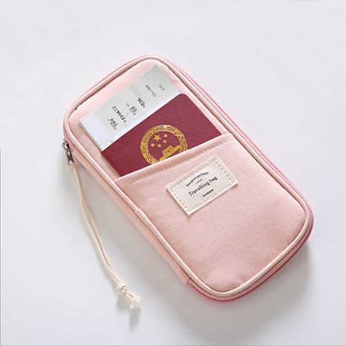 

Passport Holder & ID Holder / Travel Passport Wallet / Bag Microfiber Waterproof / Portable / Shock Absorption Solid Color