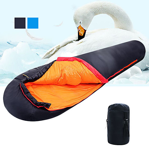 

Shamocamel Sleeping Bag Outdoor Camping Mummy Bag -5 ~ -12 °C Single White Duck Down Ultralight Waterproof Warm Moistureproof Ultra Light (UL) Soft Comfortable Skin Friendly 20580 cm Autumn / Fall