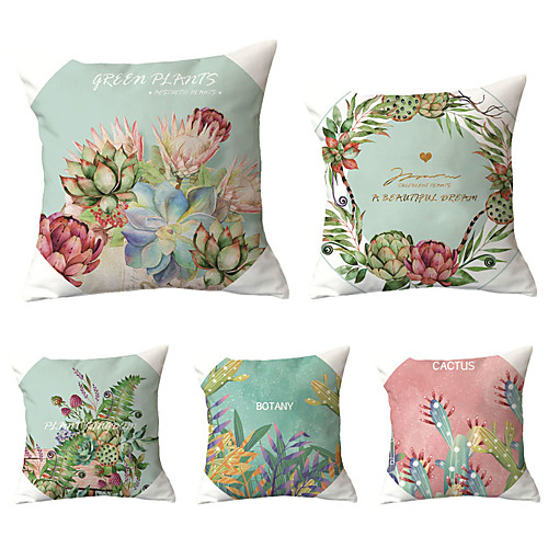 

Set of 5 Throw Pillow Simple Classic 4545 cm Cushion Vintage Circle Cover Sofa Home Decor Throw Pillow Case