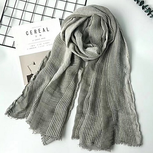 

Men's Basic Rectangle Scarf - Striped