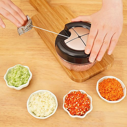 

Mini Hand Manual Mincer Meat Grinder Mini Chopper Design Pull the Rope Garlic Cutter Vegetable Kitchen Tools