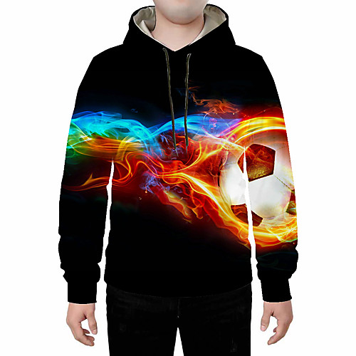 

Men's Hoodie 3D Hooded Daily Basic Hoodies Sweatshirts Rainbow