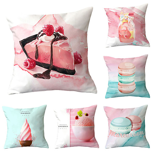 

Set of 6 Throw Pillow Simple Classic 4545 cm Cushion Vintage Circle Cover Sofa Home Decor Throw Pillow Case