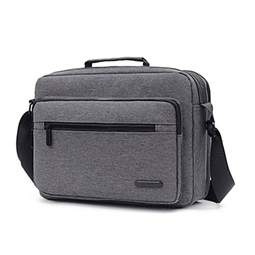 

Men's Zipper Polyester Crossbody Bag Solid Color Black / Blue / Gray