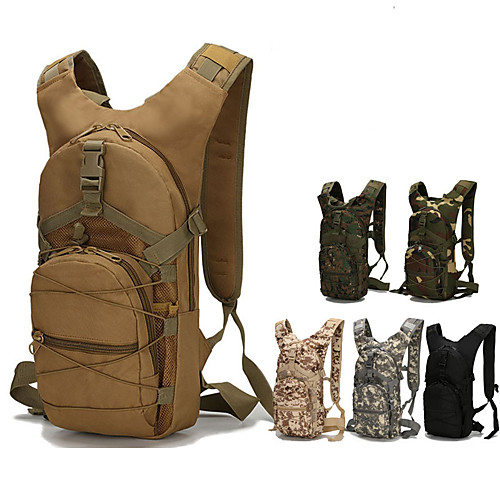 

15 L Hiking Backpack Military Tactical Backpack Breathable Straps - Multifunctional Waterproof Rain Waterproof Heat Insulation Outdoor Camping / Hiking Hunting Ski / Snowboard Nylon Oxford Digital