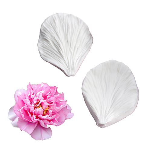 

Double-sided peony flower veiner mold Fondant cake mold Silicone mold