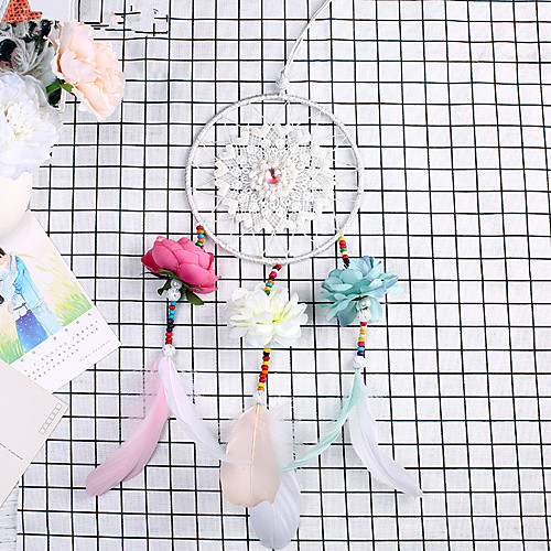 

Wedding Decoration Crafts Hand-Woven Hollow Lace Dream Catcher Pendant