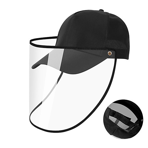 

Hiking Hat Pollution Protection Mask Waterproof Sunscreen Breathable Ultraviolet Resistant Solid Color POLY Cotton Blend Spring Summer for Men's Women's Camping / Hiking Hunting Fishing Black