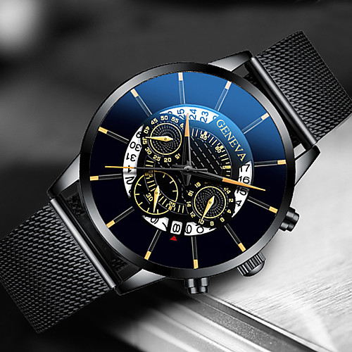 

Men's Dress Watch Quartz Stylish Titanium Alloy Black / Silver Casual Watch Analog Casual Fashion - Black / Orange WhiteSilver Black / White One Year Battery Life