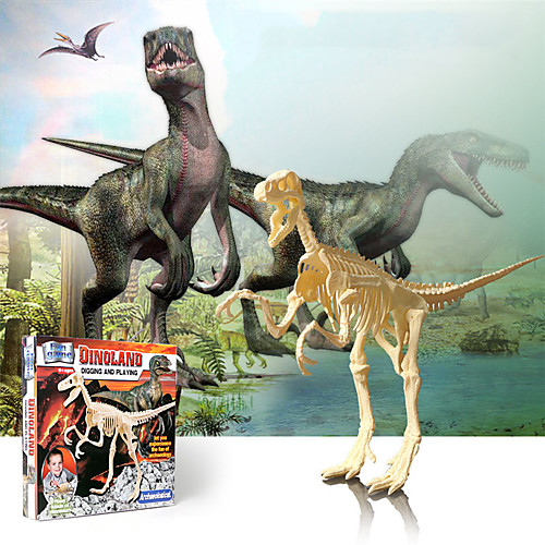 

3D Puzzle Dinosaur Fossil Dinosaur Figure Dinosaur Animals Cute Parent-Child Interaction Plastic Kid's Child's All Toy Gift