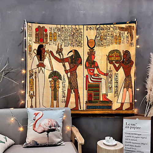 

Home Living Retro Egyption God And ReligionTapestry Wall Hanging Tapestries Wall Blanket Wall Art Wall Decor