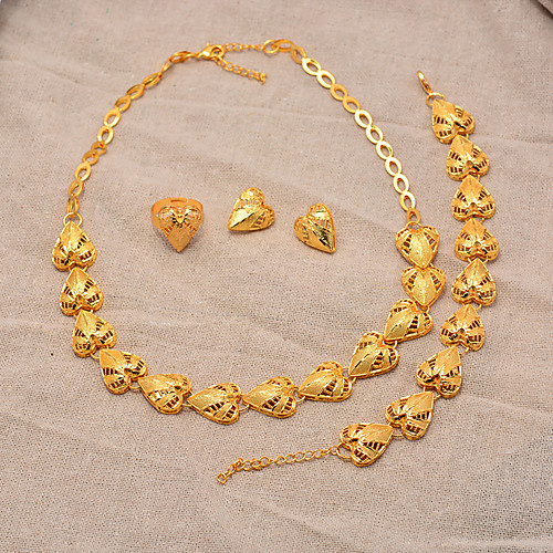 

Women's Jewelry Set Classic Tassel Trendy Ethnic Fashion Gold Plated Earrings Jewelry Gold For Christmas Wedding Gift Street Festival 1 set