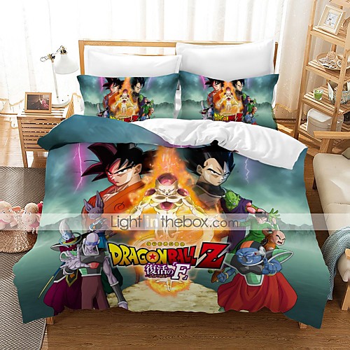 

Home Textiles 3D Bedding Set Duvet Cover with Pillowcase 2/3pcs Bedroom Duvet Cover Sets Bedding Dragon Ball