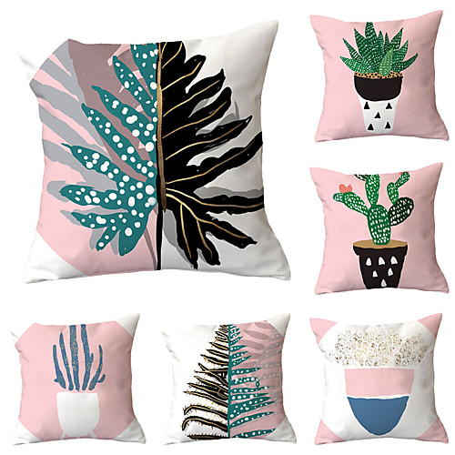 

Set of 6 Throw Pillow Simple Classic 4545 cm Cushion Vintage Circle Cover Sofa Home Decor Throw Pillow Case