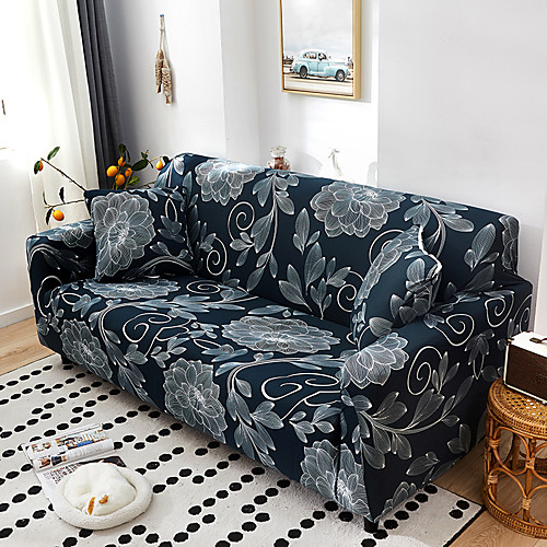 

Sofa Cover Stretch Cheap Slipcovers Soft Durable Couch Cover 1 Piece Spandex Jacquard Fabric Washable Furniture Protector Armchair Loveseat L-shape