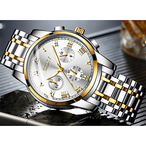 

Men's Dress Watch Analog Quartz Stylish Casual Noctilucent Casual Watch / One Year / Stainless Steel