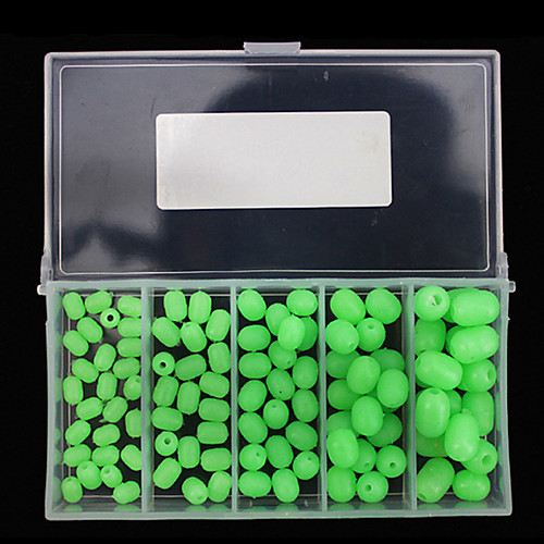 

Fishing UV Soft Glow Beads Tackle Box Soft Rubber