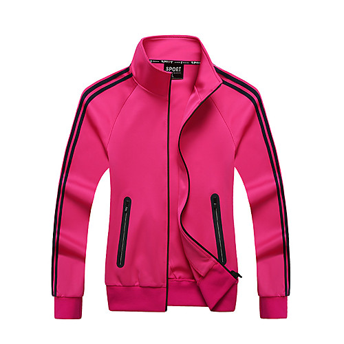 

Women's Full Zip Track Jacket Running Jacket Mandarin Collar Running Fitness Jogging Windproof Quick Dry Soft Sportswear Plus Size Jacket Top Long Sleeve Activewear Stretchy