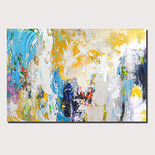 

Oil Painting Hand Painted Horizontal Panoramic Abstract Landscape Comtemporary Modern Stretched Canvas