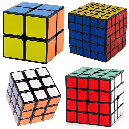 

Speed Cube Set 4 pcs Magic Cube IQ Cube Shengshou 222 333 444 Magic Cube Stress Reliever Puzzle Cube Professional Level Speed Professional Classic & Timeless Kid's Adults' Children's Toy Gift