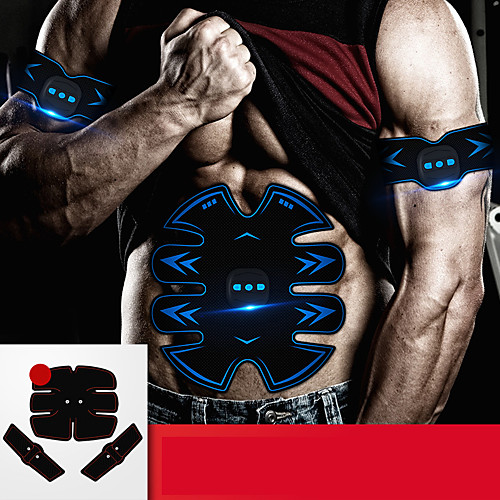 

Abs Stimulator Abdominal Toning Belt EMS Abs Trainer Sports Silicon Exercise & Fitness Gym Workout Smart Electronic Muscle Toner Muscle Toning Tummy Fat Burner For Men Women