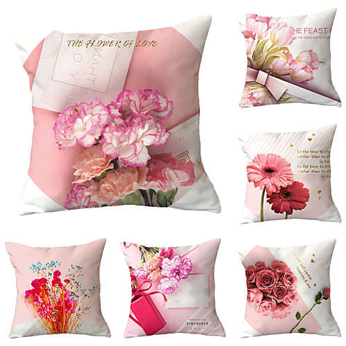 

Set of 6 Throw Pillow Simple Classic 4545 cm Cushion Vintage Circle Cover Sofa Home Decor Throw Pillow Case