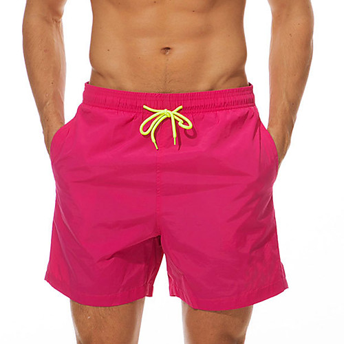 

Men's Swim Shorts Elastane Bottoms UV Sun Protection Quick Dry Swimming Surfing Beach Painting Summer