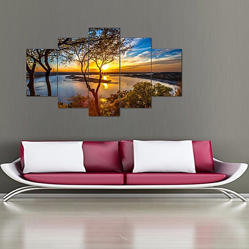 

5 Panels Modern Canvas Prints Painting Home Decor Artwork Pictures DecorPrint Rolled Stretched Modern Art Prints Landscape 15080 cm