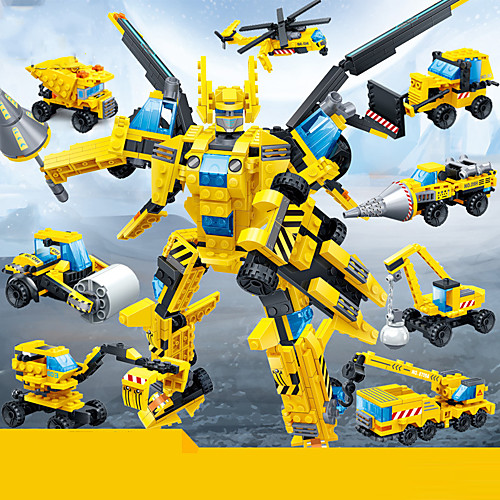 

Building Blocks 1 pcs Robot Creative Construction Vehicle compatible Plastic Shell Legoing DIY Parent-Child Interaction All Toy Gift