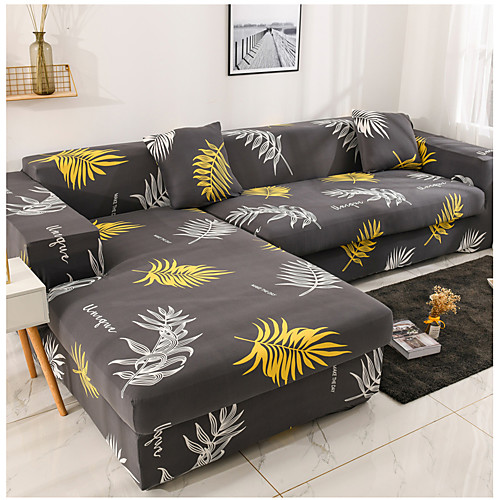 

Sofa Cover Stretch Cheap Slipcovers Soft Durable Couch Cover 1 Piece Spandex Jacquard Fabric Washable Furniture Protector Armchair Loveseat L-shape