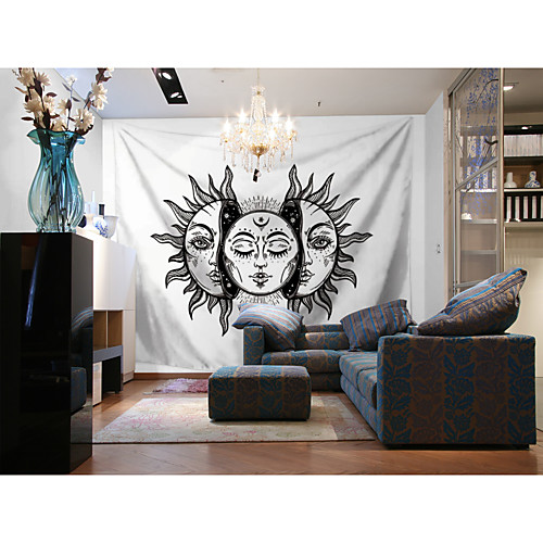 

Tarot Divination Wall Tapestry Art Decor Blanket Curtain Picnic Tablecloth Hanging Home Bedroom Living Room Dorm Decoration Mysterious Bohemian Moon Sun Star