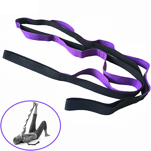 

Stretch Out Strap Yoga Strap Sports Poly / Cotton Yoga Exercise & Fitness Gym Workout Durable Stretching Physical Therapists Athletic Trainers For Women's