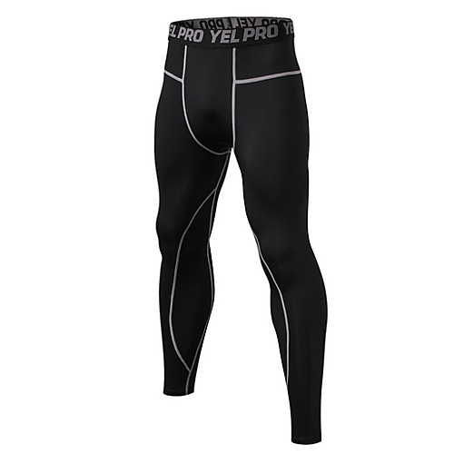 

Compression Gym Men's Normal Spandex Sexy Long Johns Color Block Mid Waist