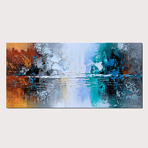 

Oil Painting Hand Painted Horizontal Abstract Pop Art Modern Stretched Canvas