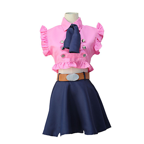 

Inspired by The Seven Deadly Sins Elizabeth Anime Cosplay Costumes Japanese Cosplay Suits Top Waist Belt For Women's