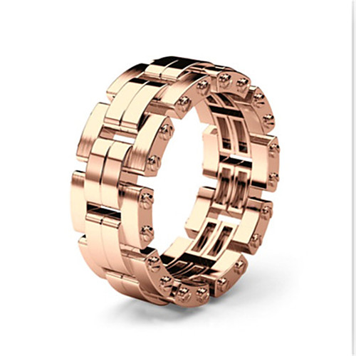 

Men's Women's Ring AAA Cubic Zirconia 1pc Rose Gold Gold Silver Platinum Plated Rose Gold Plated Alloy Punk Fashion Daily Jewelry Cat Cute