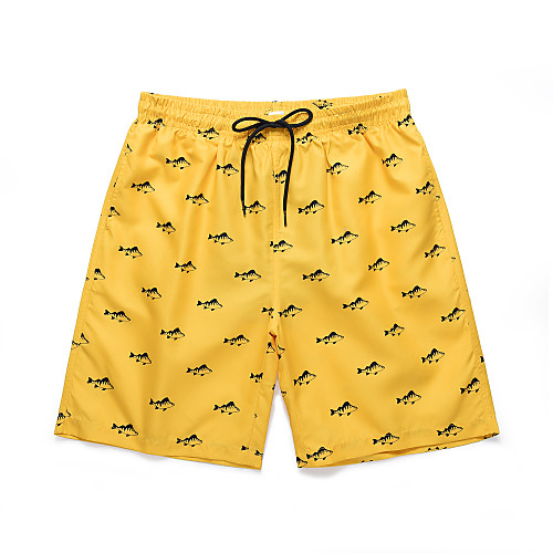 

Men's Sporty Basic Loose Shorts Pants - Patterned 3D Print Animal Print High Waist Yellow US36 / UK36 / EU44 / US38 / UK38 / EU46 / US40 / UK40 / EU48 / Elasticity