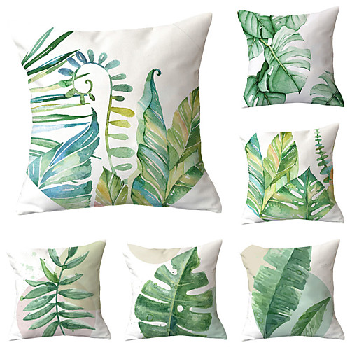 

Set of 6 Throw Pillow Simple Classic 4545 cm
