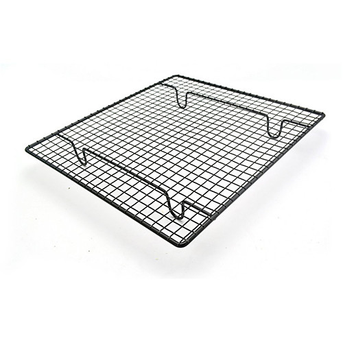 

Stainless Steel Wire Grid Cooling Cake Food Rack Oven Safe Kitchen Baking Pizza Bread Barbecue Holder Shelf